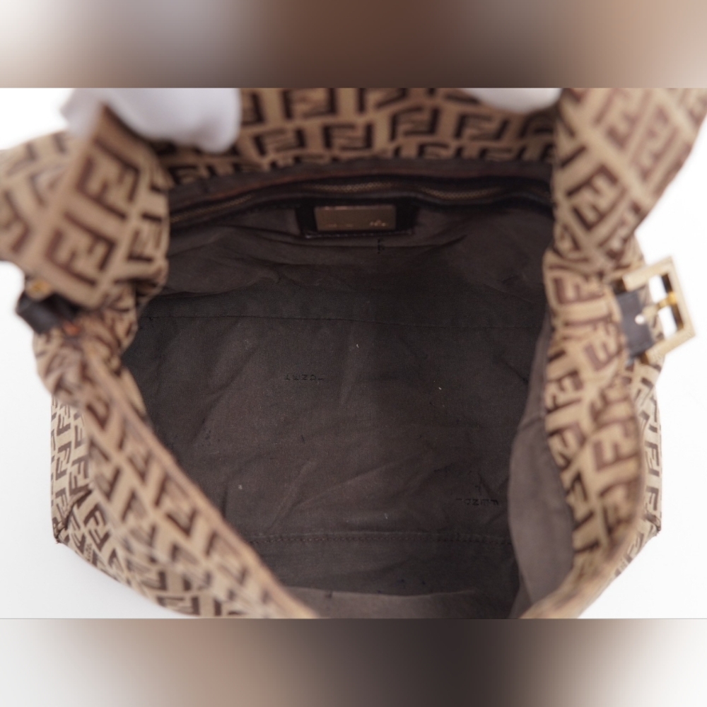 CD39 💖 FENDI Zucchino Mama Baguette - Picture 12 of 13